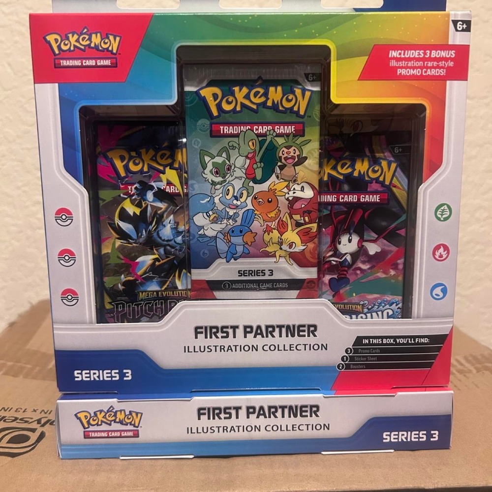 Pokemon TCG First Partner Illustration Collection Series 3 (2) Box Bundle